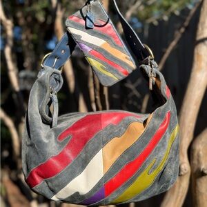 Hard to find Vintage Coach SoHo Hobo Brush Stroke Limited Edition No. 92/300 Y2K